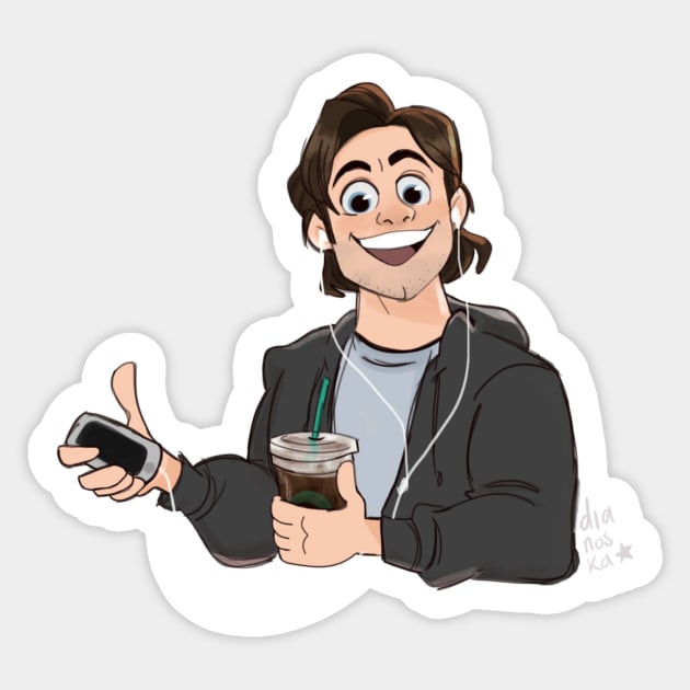 Sebby Sticker by Dianoska